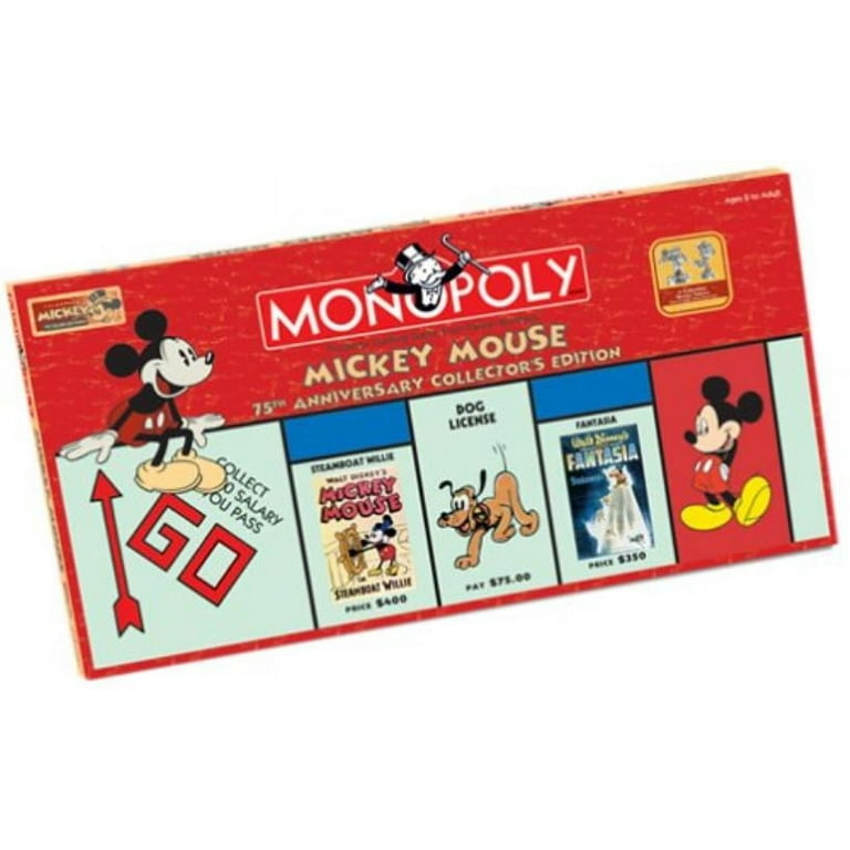Disney MONOPOLY ディズニー75周年記念版 Monopoly Mickey Mouse 75th Anniversary Collectors Edition | eBay