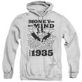 thumbnail image 1 of Monopoly Money Mind Since 35 Adult Pullover Hoodie Sweatshirt Athletic Heather, 1 of 1