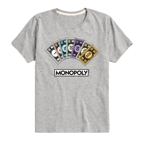 Monopoly - Money Stack - Toddler Short Sleeve Graphic T-Shirt