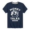 thumbnail image 1 of Monopoly - Money Talks - Youth Short Sleeve Graphic T-Shirt, 1 of 4
