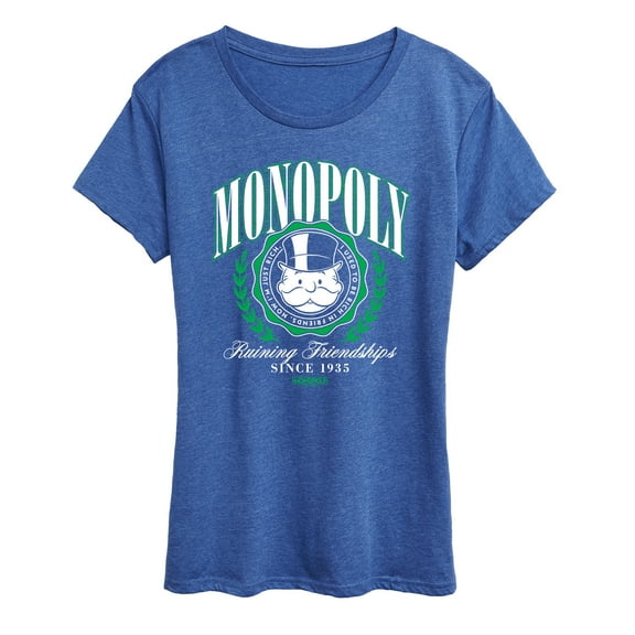 Monopoly - Monopoly Collegiate - Women's Short Sleeve Graphic T-Shirt