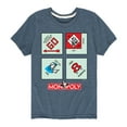 thumbnail image 1 of Monopoly - Monopoly Corner Squares - Toddler Short Sleeve Graphic T-Shirt, 1 of 4