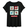 thumbnail image 1 of Monopoly - Monopoly Corner Squares - Women's Oversized Graphic T-Shirt, 1 of 4
