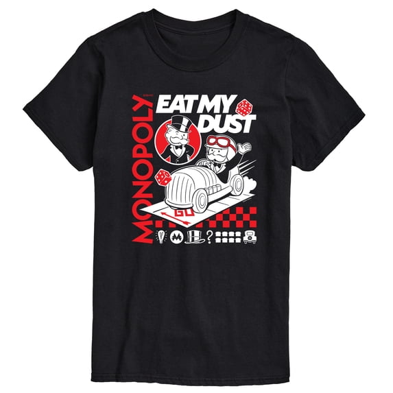 Monopoly - Monopoly Eat My Dust - Men's Short Sleeve Graphic T-Shirt