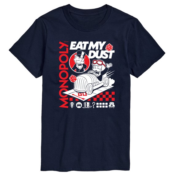 Monopoly - Monopoly Eat My Dust - Men's Short Sleeve Graphic T-Shirt