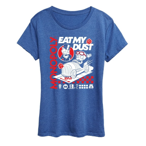 Monopoly - Monopoly Eat My Dust - Women's Short Sleeve Graphic T-Shirt