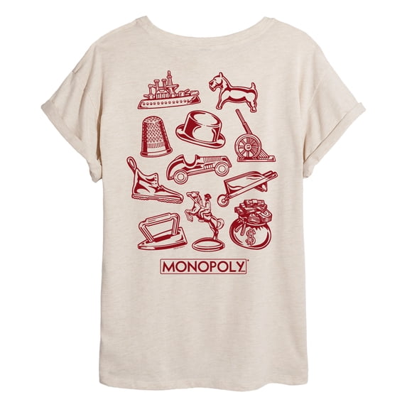 Monopoly - Monopoly Piece Relaxed Fit T-Shirt