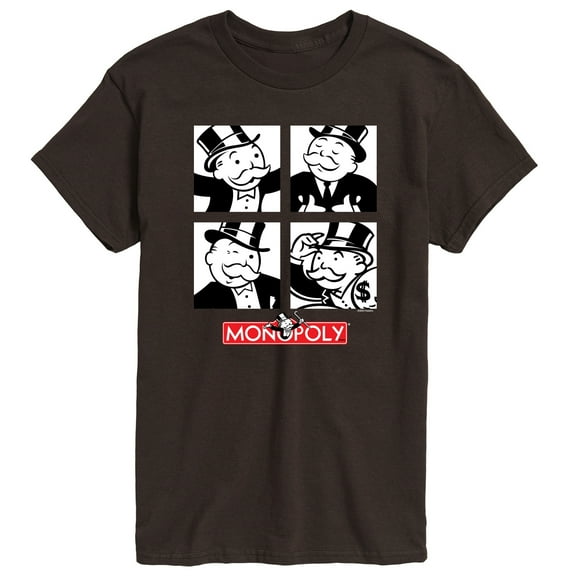 Monopoly - Mr Monopoly Grid - Men's Short Sleeve Graphic T-Shirt