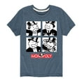 thumbnail image 1 of Monopoly - Mr Monopoly Grid - Youth Short Sleeve Graphic T-Shirt, 1 of 4