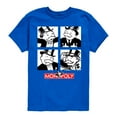 thumbnail image 1 of Monopoly - Mr Monopoly Grid - Youth Short Sleeve Graphic T-Shirt, 1 of 4