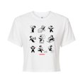thumbnail image 1 of Monopoly - Mr Monopoly Poses Grid - Juniors Cropped Graphic T-Shirt, 1 of 4
