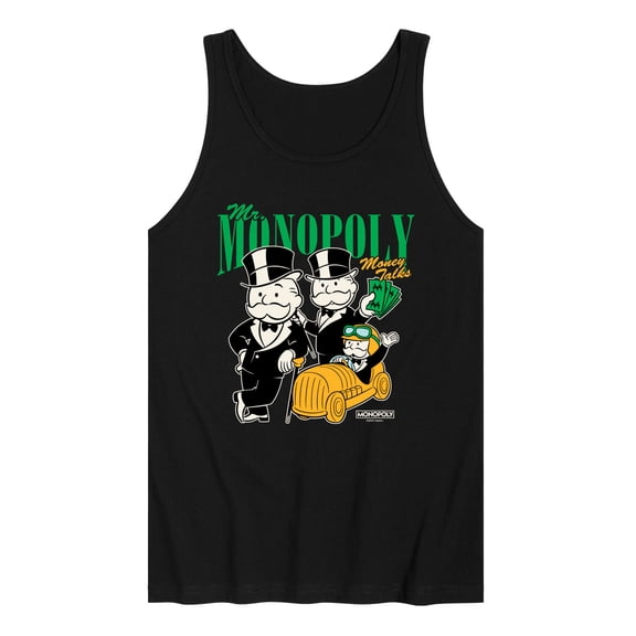 Monopoly - Mr Monopoly Uncle Money Bags - Men's Sleeveless Graphic Tank