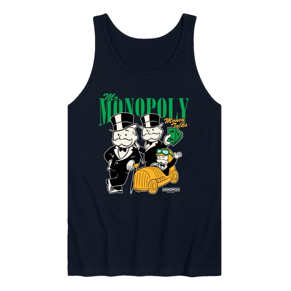 Monopoly - Mr Monopoly Uncle Money Bags - Men's Sleeveless Graphic Tank
