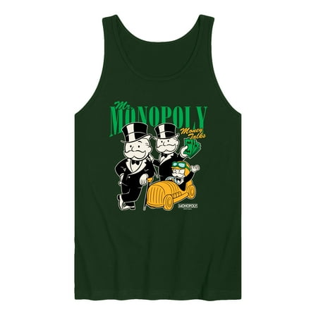 Monopoly - Mr Monopoly Uncle Money Bags - Men's Sleeveless Graphic Tank