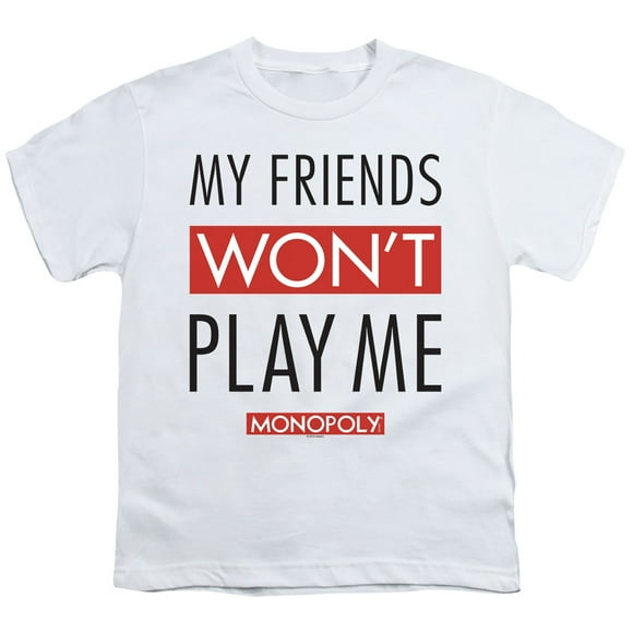 Monopoly - My Friends - Youth Short Sleeve Shirt - X-Large