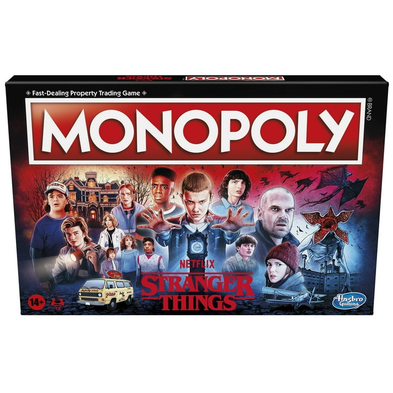 Monopoly: Netflix Stranger Things Edition Board Game for Adults and Teens  Ages 14+ 