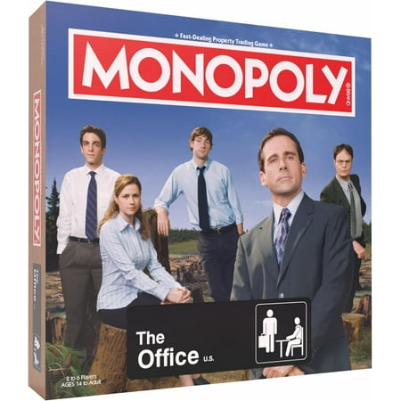 Monopoly: The Office Board Game, Featuring World's Best Boss Mug, Dundee Award, Box of Paper & More, Buy, Sell, Trade Scranton?s Locations from Reception to The Conference Room, Officially Licensed
