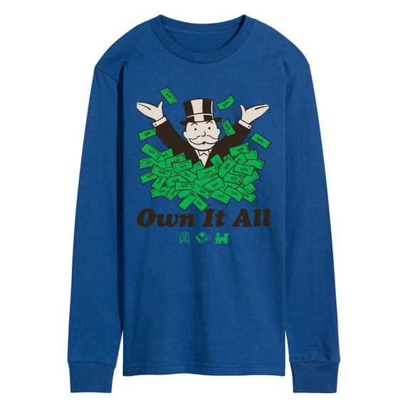 Monopoly - Own It All - Men's Long Sleeve Graphic T-Shirt