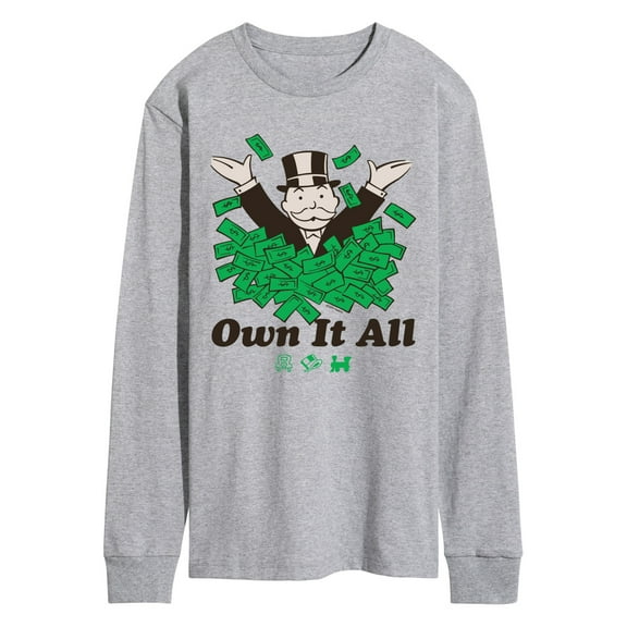 Monopoly - Own It All - Men's Long Sleeve Graphic T-Shirt