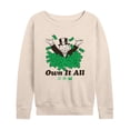 thumbnail image 1 of Monopoly - Own It All - Women's French Terry Long Sleeve Shirt, 1 of 4