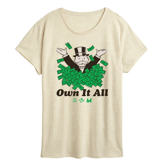 Monopoly - Own It All - Women's Short Sleeve Graphic T-Shirt