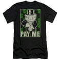 thumbnail image 1 of Monopoly Pay Me HBO S/S Adult 30/1 T-Shirt Black, 1 of 1