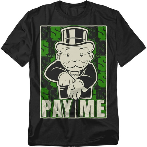 Monopoly T-Shirt Pay Me Unisex Graphic Tee For Men & Women