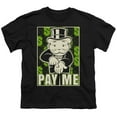 thumbnail image 1 of Monopoly - Pay Me - Youth Short Sleeve Shirt - Medium, 1 of 2