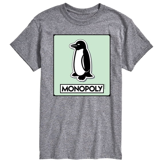 Monopoly - Penguin Game Token - Men's Short Sleeve Graphic T-Shirt