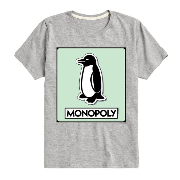 Monopoly - Penguin Game Token - Toddler Short Sleeve Graphic T-Shirt