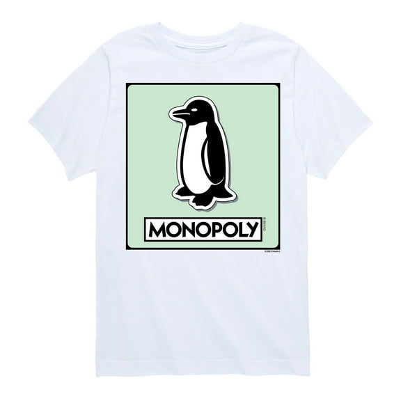Monopoly - Penguin Game Token - Toddler Short Sleeve Graphic T-Shirt