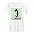 thumbnail image 1 of Monopoly - Penguin Game Token - Women's Short Sleeve Graphic T-Shirt, 1 of 4