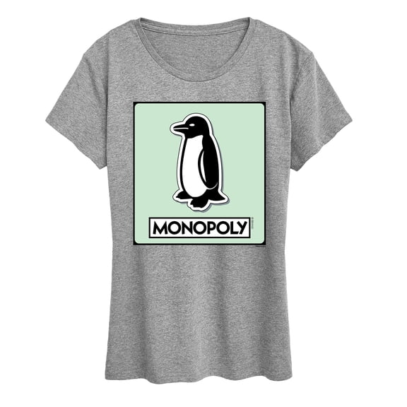 Monopoly - Penguin Game Token - Women's Short Sleeve Graphic T-Shirt
