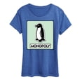 thumbnail image 1 of Monopoly - Penguin Game Token - Women's Short Sleeve Graphic T-Shirt, 1 of 4