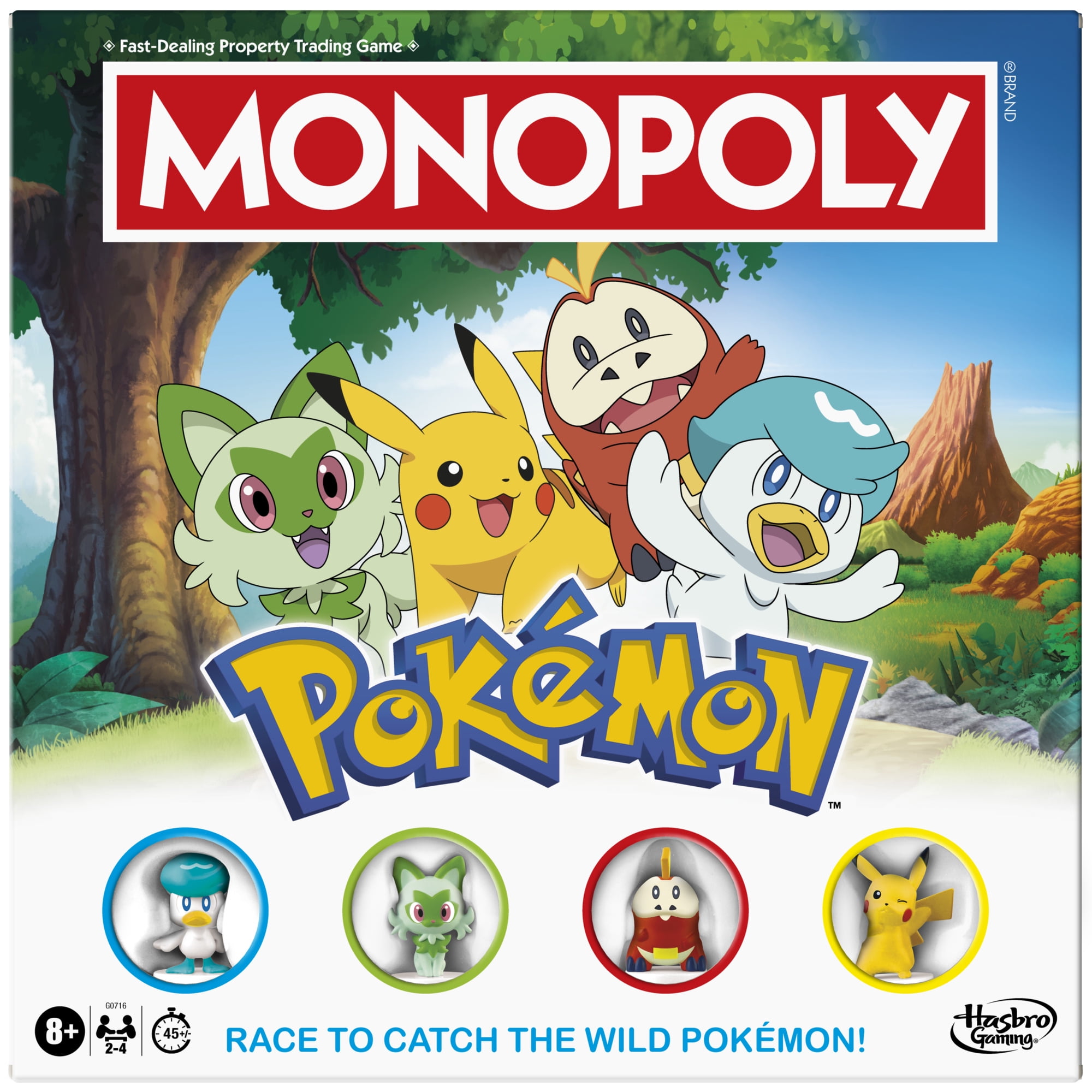 Monopoly Pokmon Edition Board Game, Games for Pokmon Fans, Kids Ages 8+