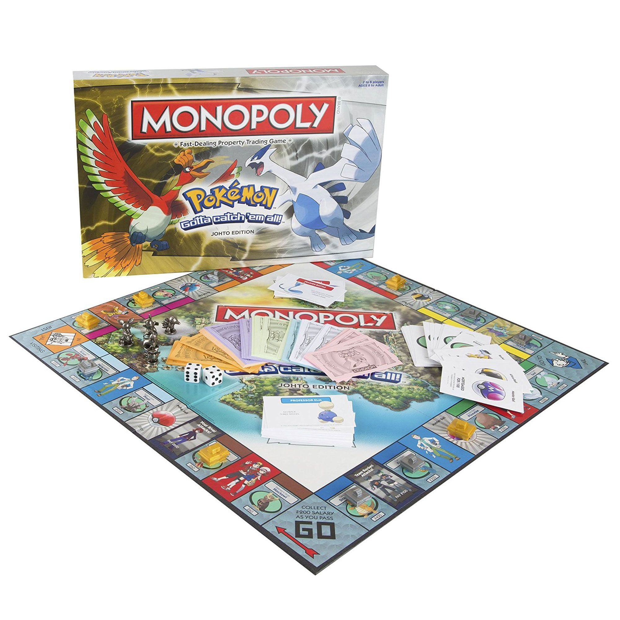 Monopoly Pokemon Johto Board Game 