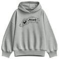 thumbnail image 1 of Monopoly - Racing Horizontal Chest  - Ladies Oversized Fleece Hoodie Sweatshirt, 1 of 3