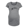 thumbnail image 1 of Monopoly - Racing Horizontal Chest  - Maternity Scoop Neck Tee, 1 of 4