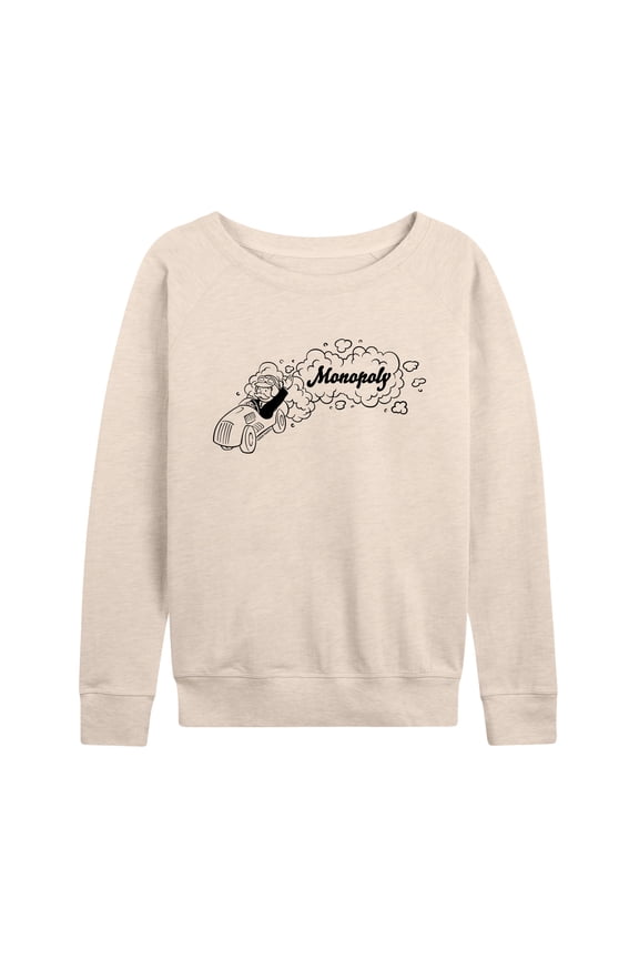 - Racing Horizontal Chest - Women's French Terry Long Sleeve Pullover