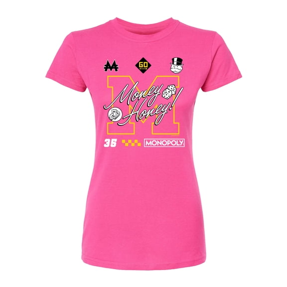 Monopoly - Racing - Juniors Fitted Short Sleeve Graphic T-Shirt