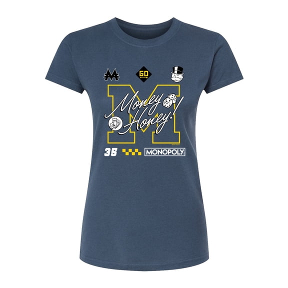 Monopoly - Racing - Juniors Fitted Short Sleeve Graphic T-Shirt