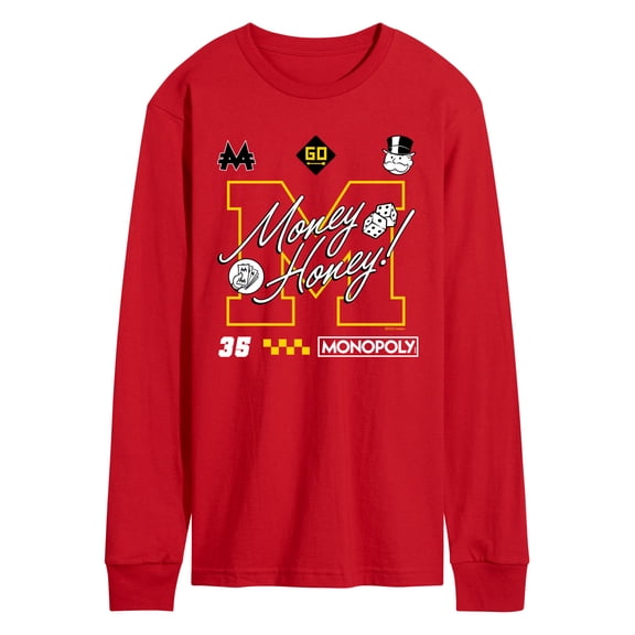 Monopoly - Racing - Men's Long Sleeve Graphic T-Shirt