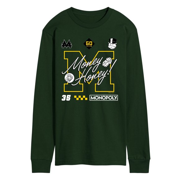 Monopoly - Racing - Men's Long Sleeve Graphic T-Shirt