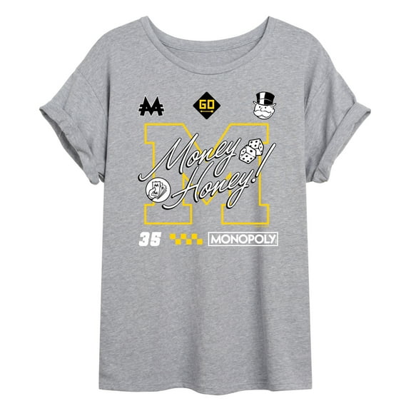 Monopoly - Racing - Women's Oversized Graphic T-Shirt