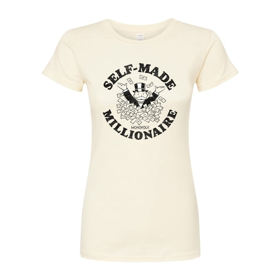 Monopoly - Self Made Millionaire - Juniors Fitted Graphic T-Shirt
