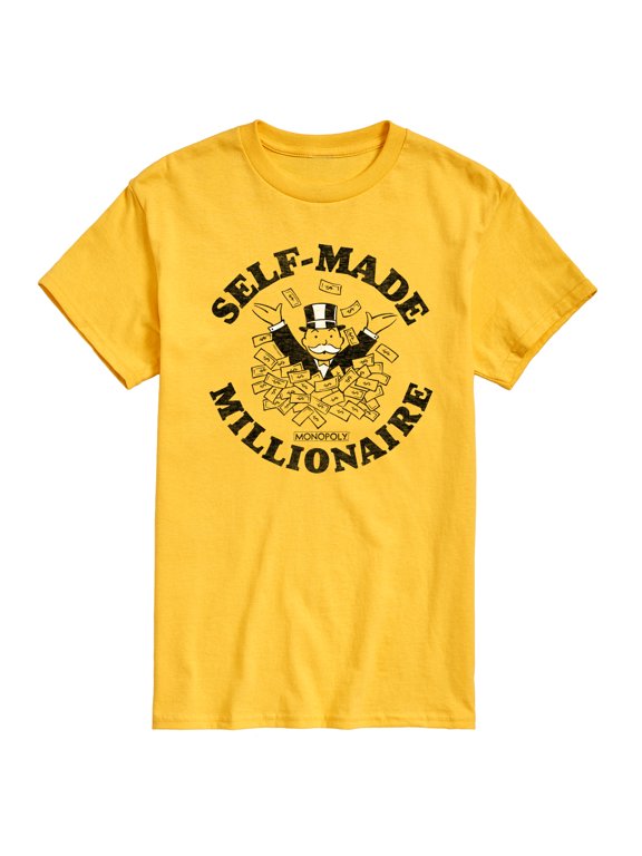 - Self Made Millionaire Men's Short Sleeve Graphic T-Shirt