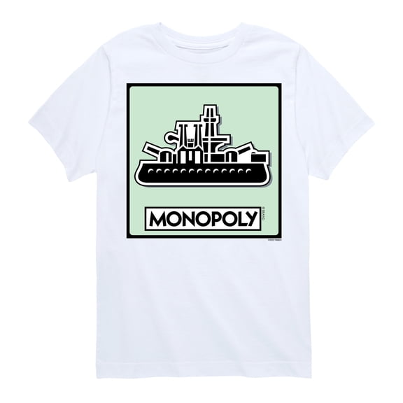Monopoly - Ship Game Token - Toddler Short Sleeve Graphic T-Shirt