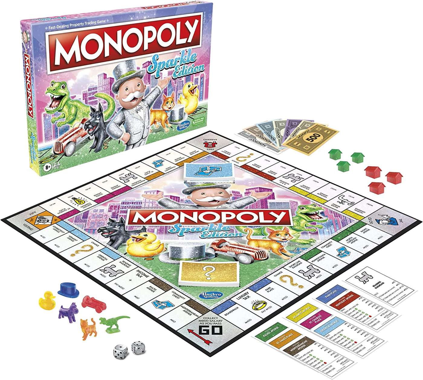 The Disney MONOPOLY Theme Park Edition III Board Game With Pop-up Disney  Castle by Usaopoly and Hasbro 