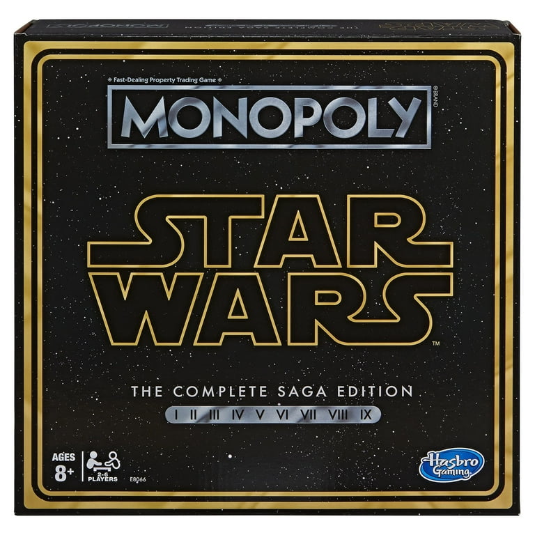 Monopoly Star Wars The Complete Saga Edition Board Game for Kids and Family Ages 8 and Up