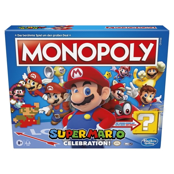 Monopoly Super Mario Celebration Edition Board Game for Ages 8+